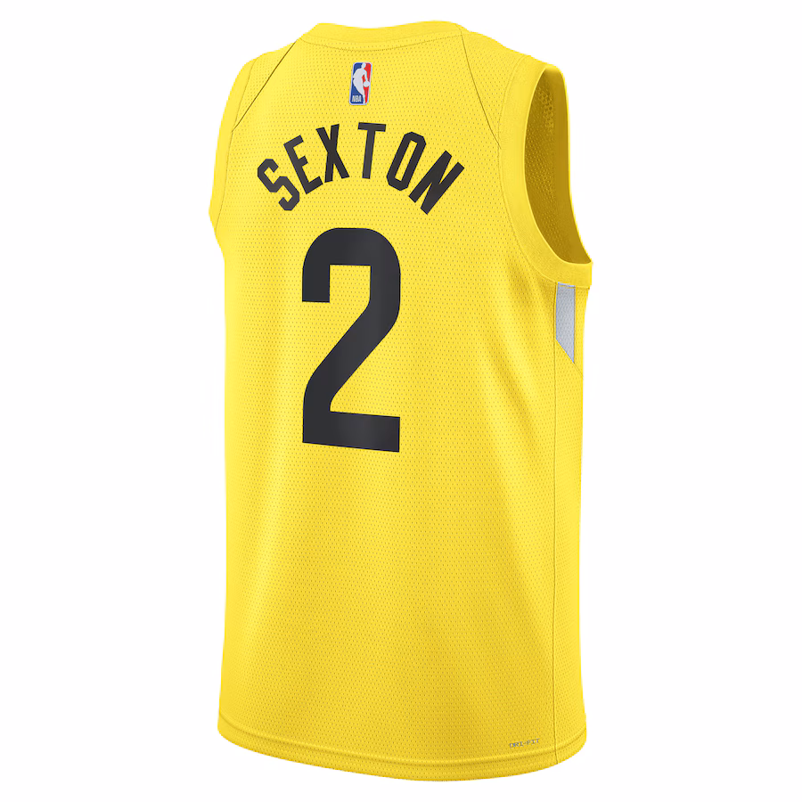Collin Sexton Utah Jazz Icon Edition Gelb