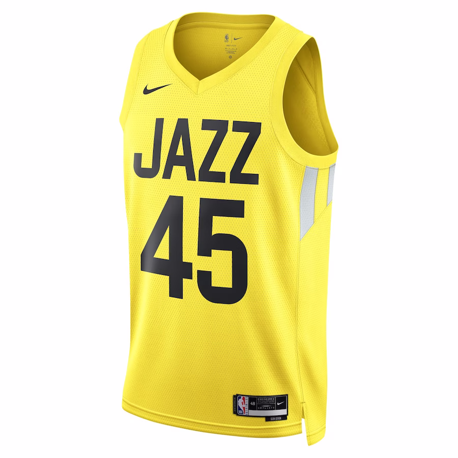 Donovan Mitchell, Utah Jazz, Icon Edition, Gelb