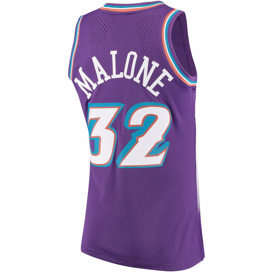Karl Malone Utah Jazz 1996/97 Fan-Jersey, Lila