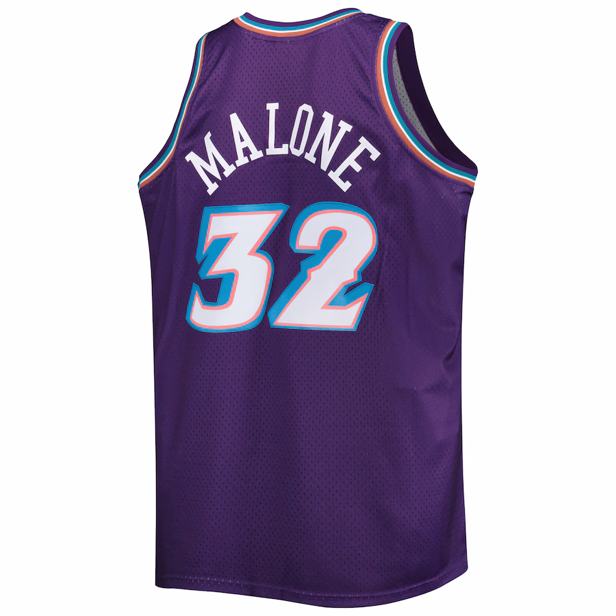 Karl Malone Utah Jazz 1996/98 Fan Jersey, Purple