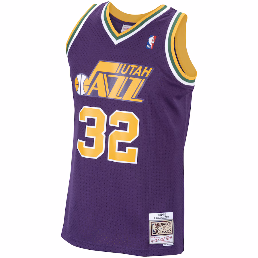 Karl Malone Utah Jazz 1991/92 Púrpura
