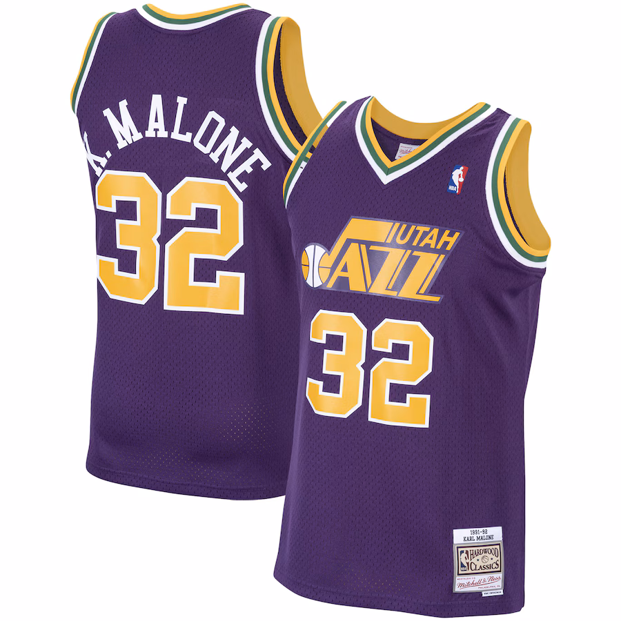 Karl Malone Utah Jazz 1991/92 Purple