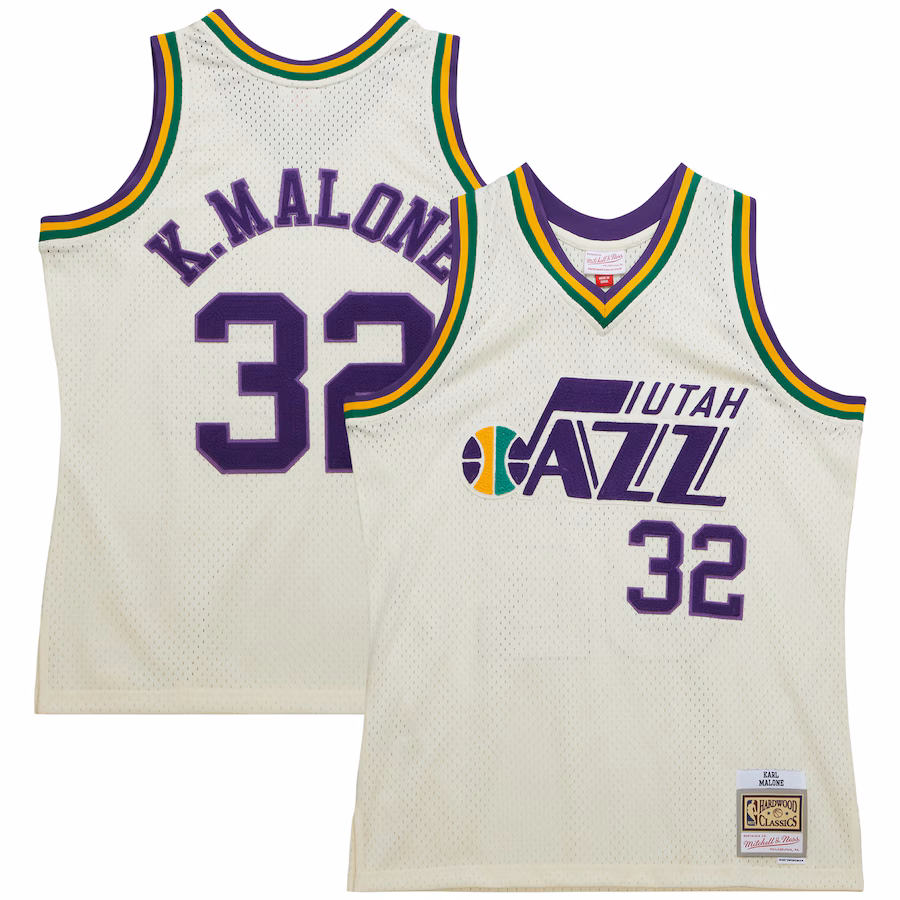 Karl Malone, Utah Jazz, White
