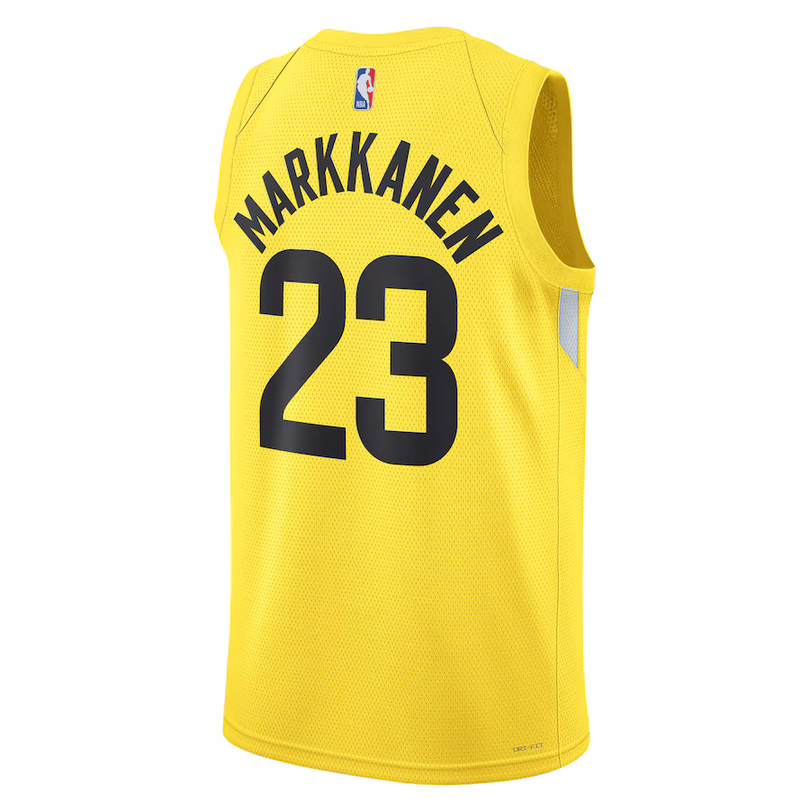 Lauri Markkanen, Utah Jazz, Edizione Icona, Giallo